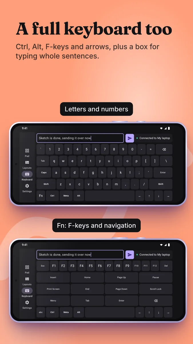 A full keyboard too